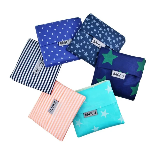 Makeup Pattern Pouch Plastic Product Small amazon Lovevook Ripstop Foldable Tote Big  Nylon Pastel Stripe Bag for Shopping