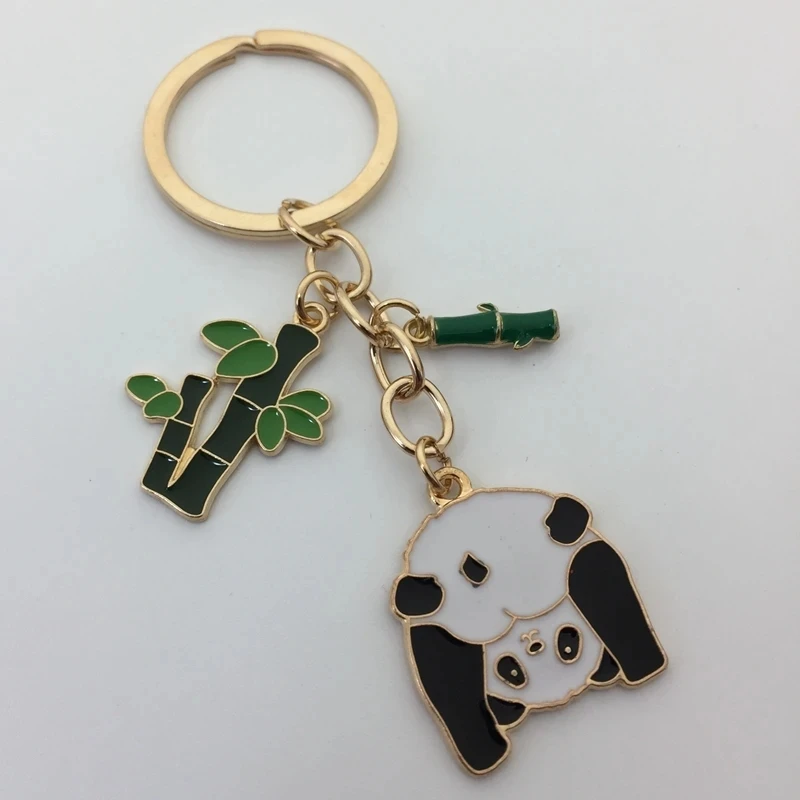 PNPGDYK Portachiavi Panda In Gomma - Ciondolo Carino Per Ragazze E Donne - Leggero (7g) E Resistente