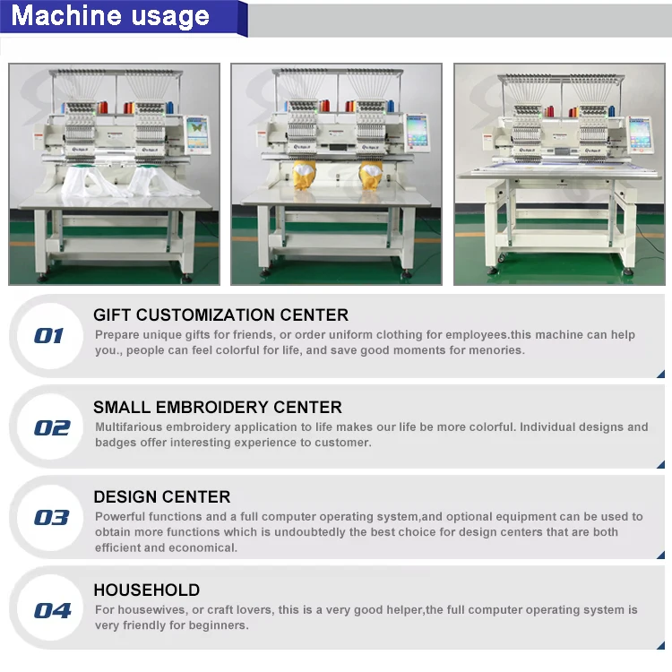 2 Heads Embroidery Machine - High-Accuracy & Fast Delivery
