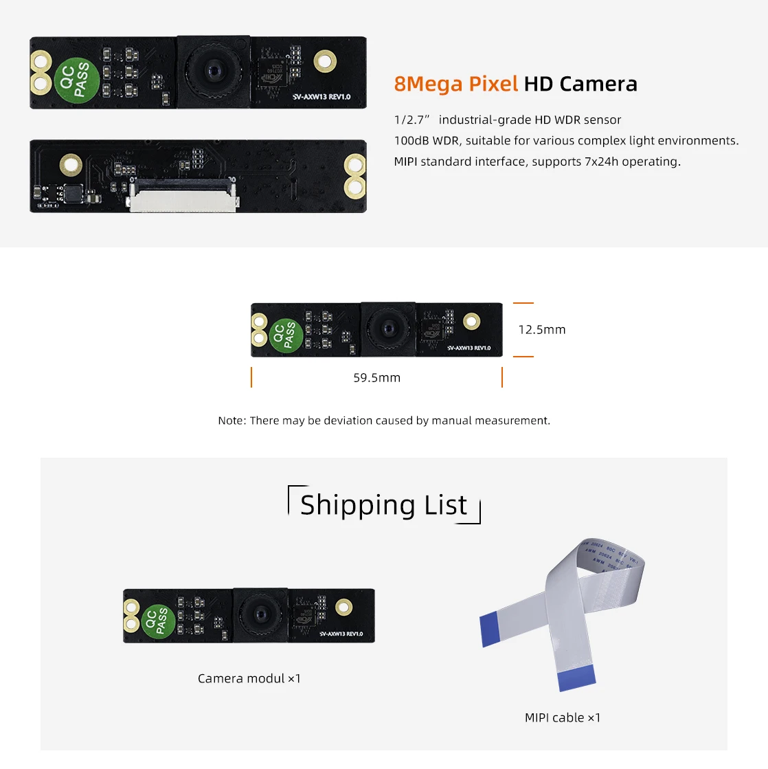 Face Recognition Detection Ai Vision 4k/25fps 1/2.7 Rgb Industrial ...