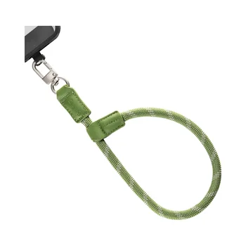 For SMALLRIG 38cm Leather & Nylon Adjustable Phone Wrist Strap Lanyard for iPhone and for Samsung