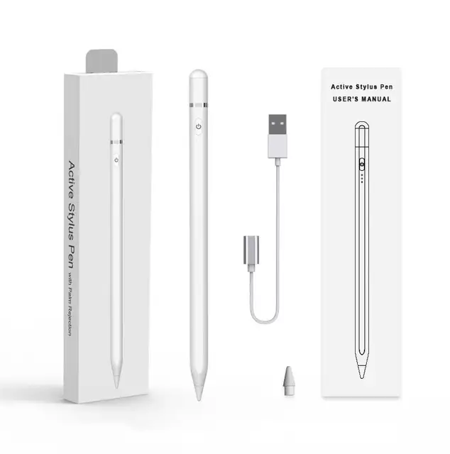 Magnetic Power Display Palm Rejection Tilt Function Stylus Pen Tablet Pencil