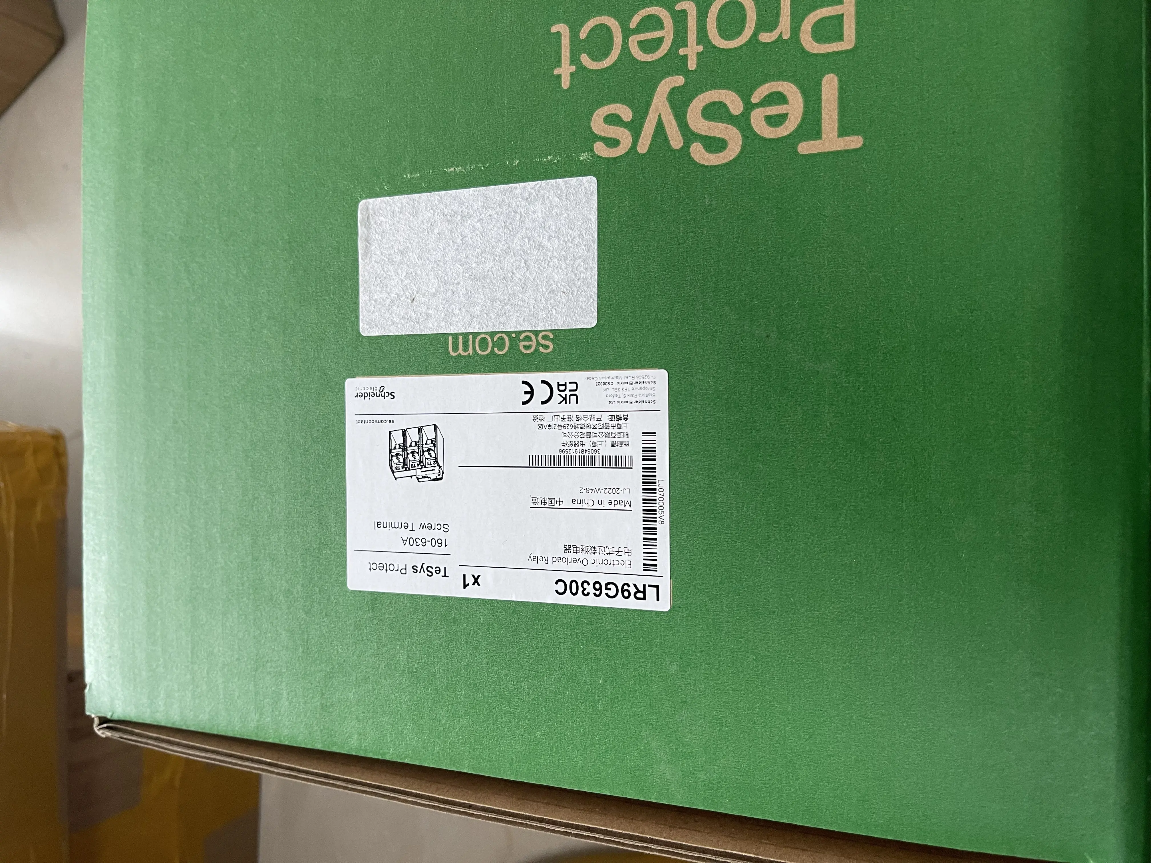 Schneider Electronic Overload Relay LR9G630C Schneider Electronic Overload Relay LR9G630C