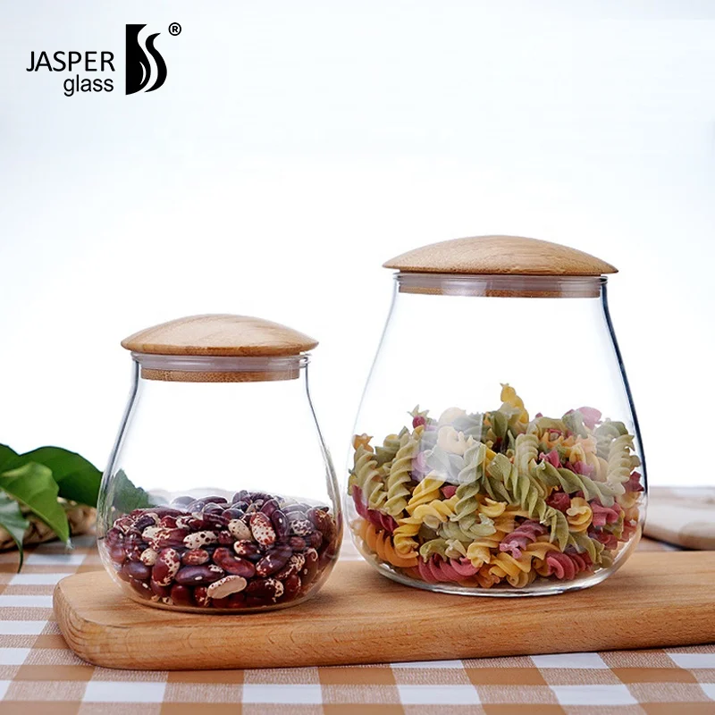 MamboCat TO82 - Lot De 50 Couvercles Pour Bocaux - Motif Champignon Mouche à Pois Rouges Et Blancs - Bord Rond - Convient Pour 230 Ml, 350 Ml, 435 Ml