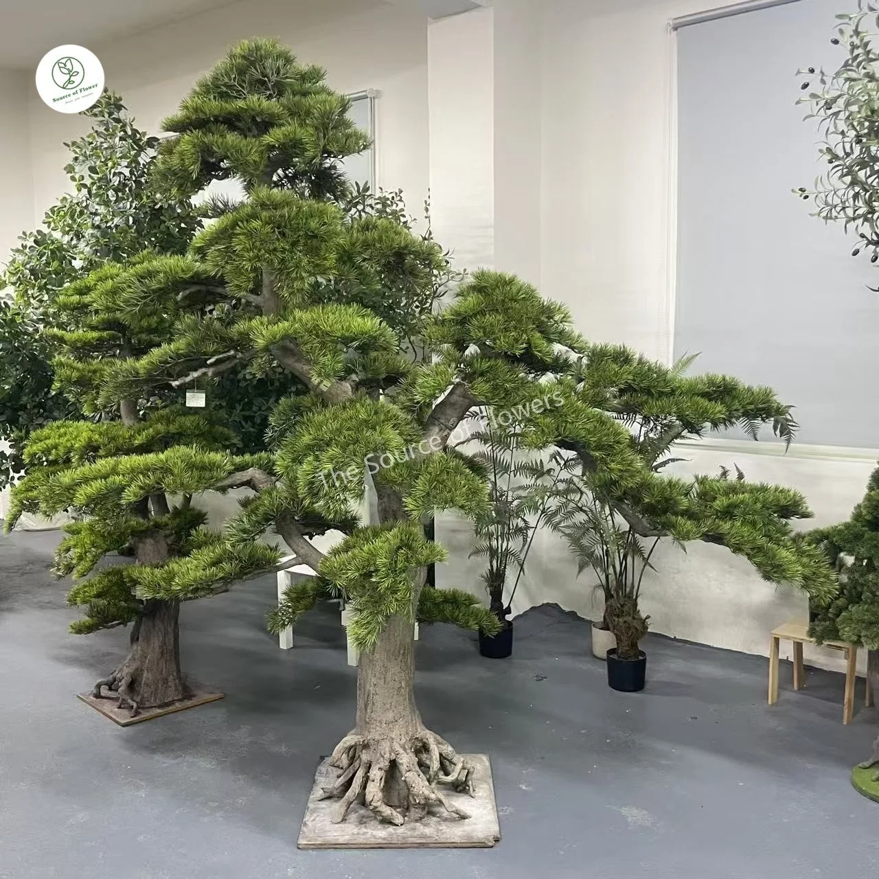 Customizable Large Artificial Pine Bonsai Tree for All Seasons