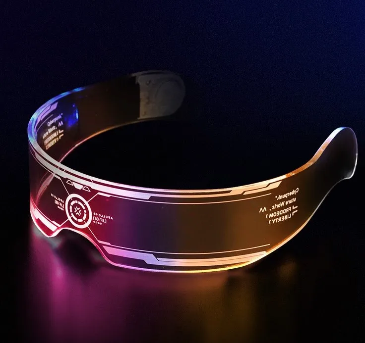 In Stock 2023 Hot Selling Light-up Toys Led Glasses Colorful Led Glow ...