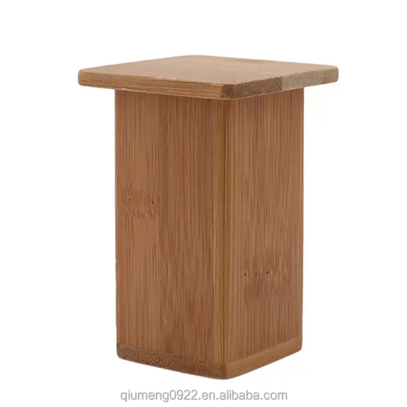 Bamboo Toothpick Box With Lid Square Toothpick Containers Table Tool SA 