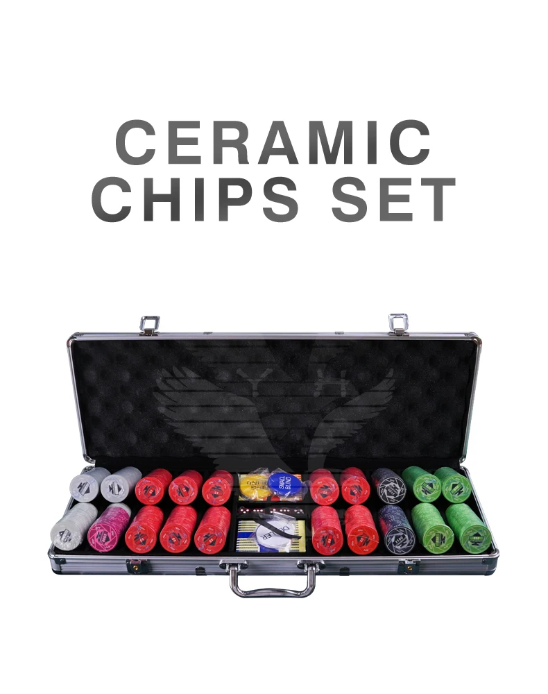 Yh 10gram Ept Ceramic Poker Chips With Denomination Full Printing