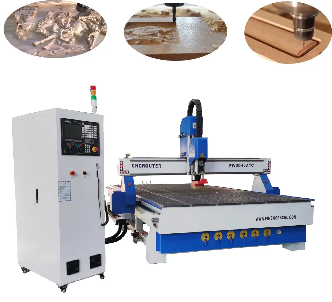 Multi Spindles 4x8 Ft Cnc Nesting Router Wooden Furniture Door Making ...