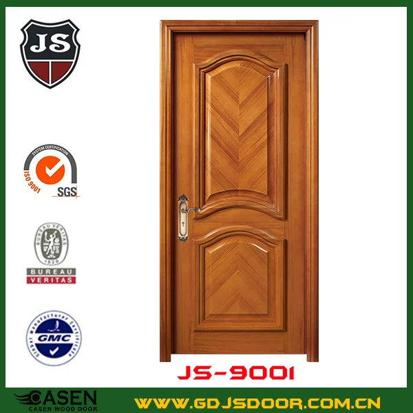 Simple Design European Style Grainy Paint Polish Interior Wooden Door