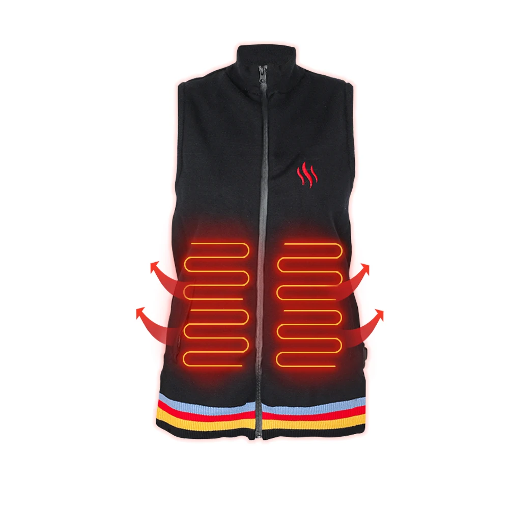 warm smart heated vest for mens fashion heated vest with battery pack usb heat fisherman vest