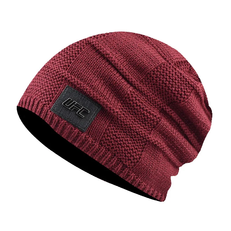 Soft Winter Plush UFC Hats Warm Stylish Outdoor Gear