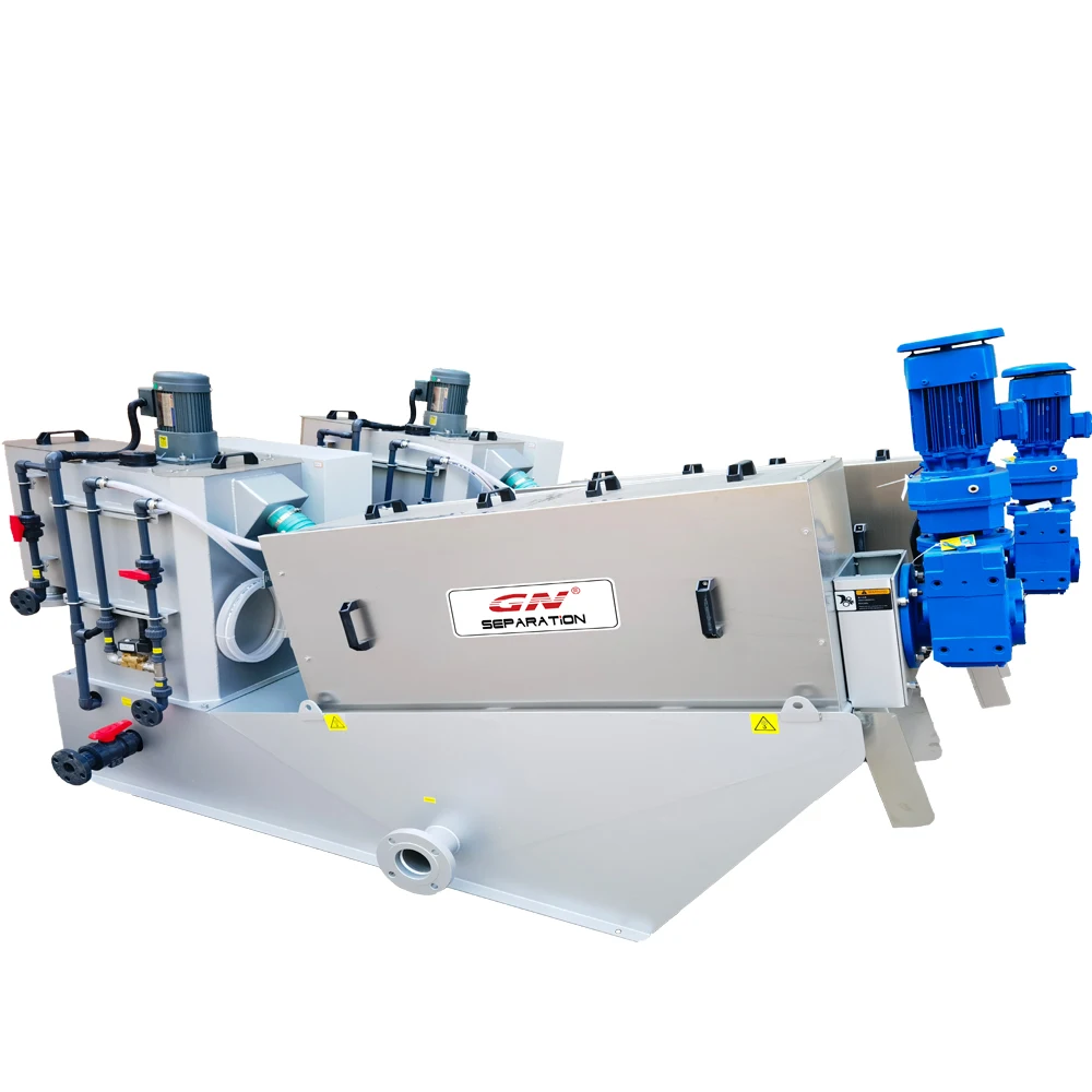 Аппарат для обезвоживания осадка многодисковый винтовой пресс используемый