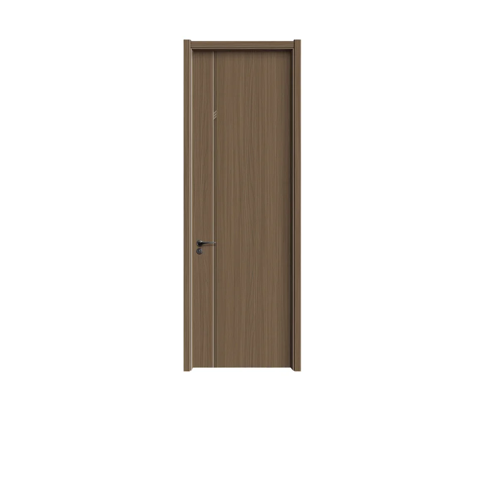 TNB Fashionable Modern Design Solid Wood Door Fireproof and Chic for Interior Use-for Hotel Bedrooms Villas Apartments