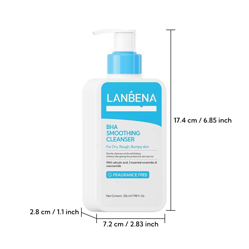 Lanbena Private Label Cleanser Face Wash for Women Whitening Acid Facial Cleanser factory