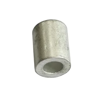 Ferma Cavo Singolo In Alluminio Per Bici – Attacco Per Guaina Freno 31.80 Mm – Colore Argento, Leggero E Robusto