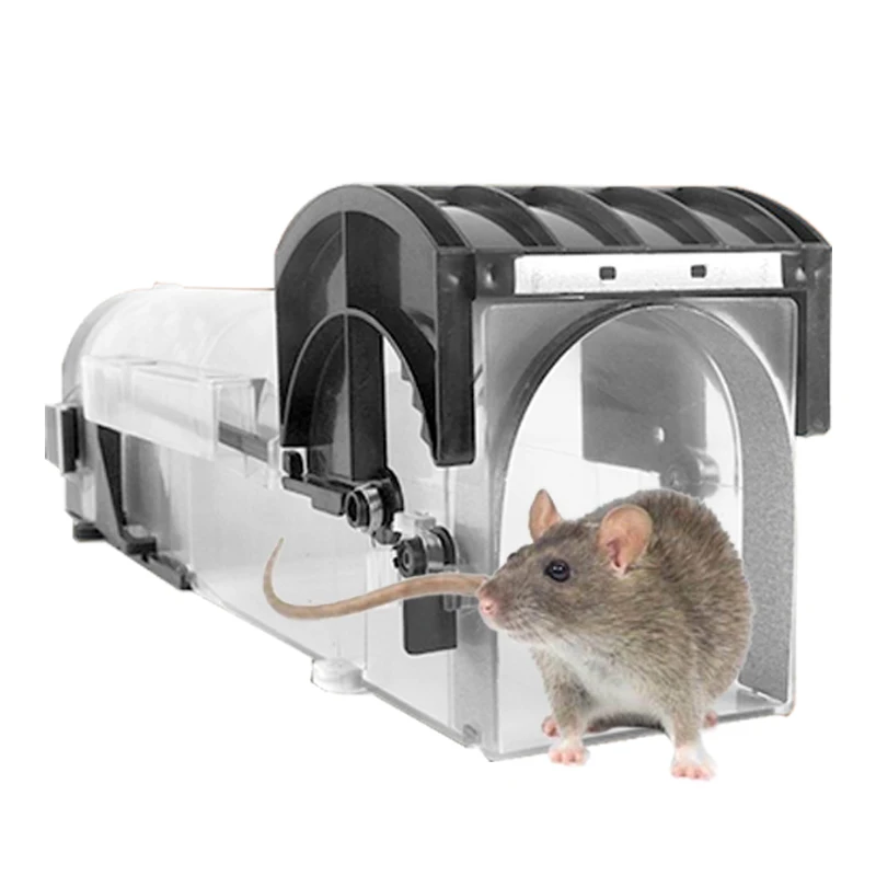 humane reusable mouse trap cage automatic plastic residencial