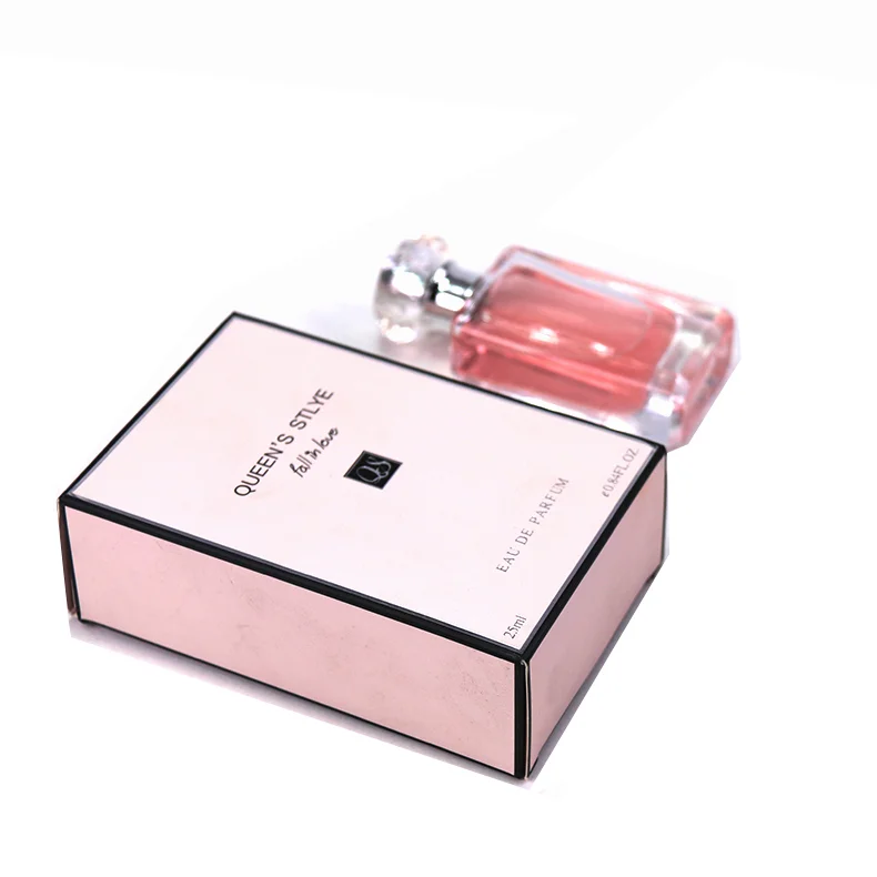 Perfume in pink online box