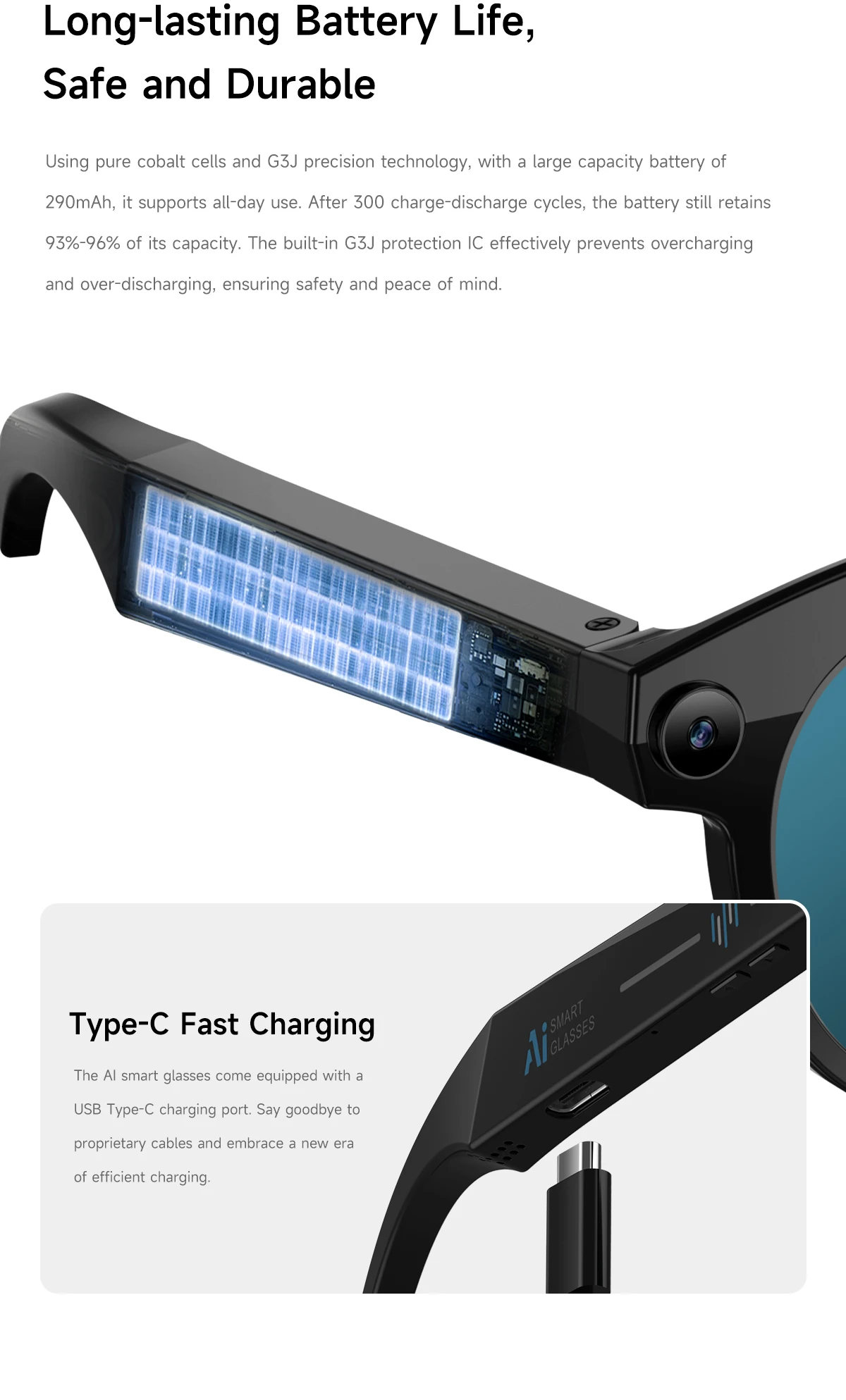Sztuczna inteligencja Inteligentne okulary M88 Inteligentne rozpoznawanie obiektów Tłumacz Odtwarzanie muzyki Połączenie Bluetooth Kamera 2K IP54 W_voghion.com