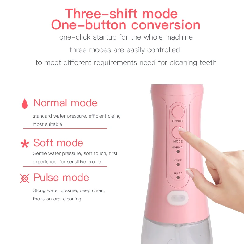 
2020, новая распродажа, Беспроводная электрическая зубная щетка, оптовая продажа, маленький портативный водный Флоссер USB для путешествий 