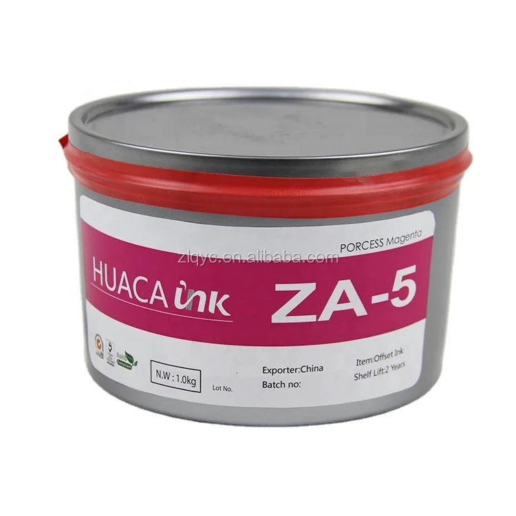 Цветные офсетные печатные чернила CMYK