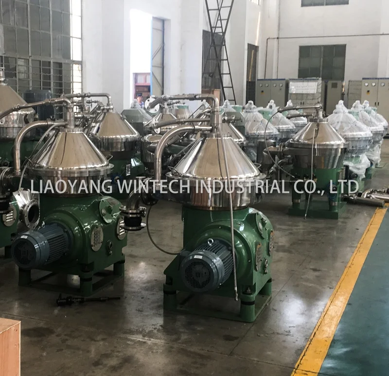 Continuous Orange Apple Fruit Juice Clarifying Disc Stack Centrifuge