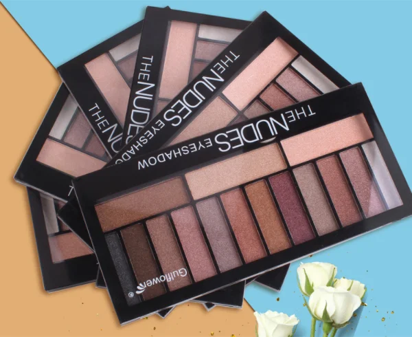 Популярные в Европе 15 цветов Тени для век необработанные тыквы черные дымчатые матовые тени для век с бижутерией