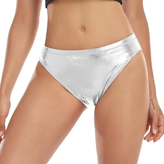 Lady s Shiny Metallic Panty Briefs High Cut Panty Women s Panties For lady-s-shiny-metallic-panty-briefs-high-cut-panty-women-s-panties-for