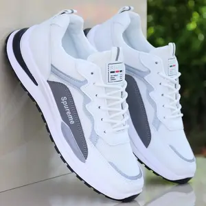 Men's Summer Sports Casual Shoes New Breathable Mesh Forrest Gump All-Match White Platform Running Shoes Fashion Trend