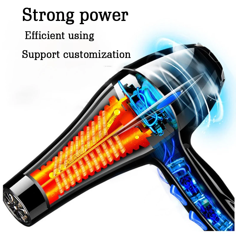 Professional Diffuser Hairdryer Negative Negativ Ion Reverse Air Hand