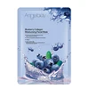 Mascarilla facial antiedad hidratante con colágeno de arándanos
