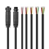 0.25meter 24AWG M8-2P female cable
