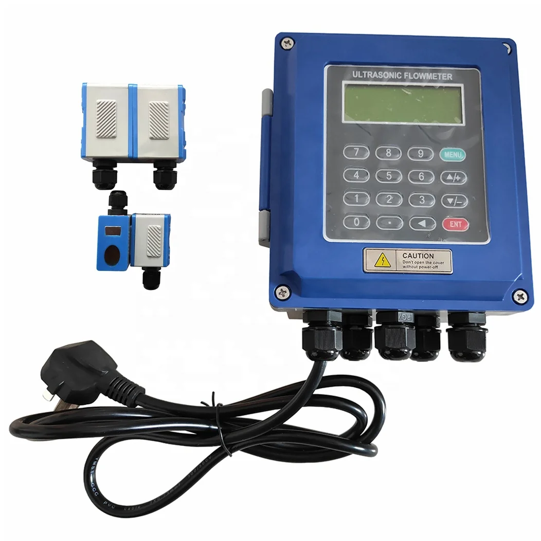 Wall Mounted Ultrasonic Water Flowmeter High Accuracy Diesel Remote ...