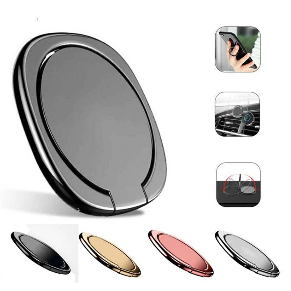 Factory Free Sample Phone Custom Metal Finger Ring Holder for Mobile Phone Ring Holder