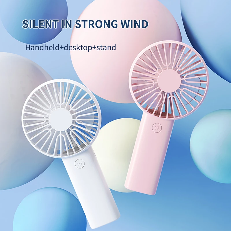 Mini Outdoor Electric Folding Small Handheld Rechargeable Battery Usb Handy Pocket Foldable Mini Portable Fans