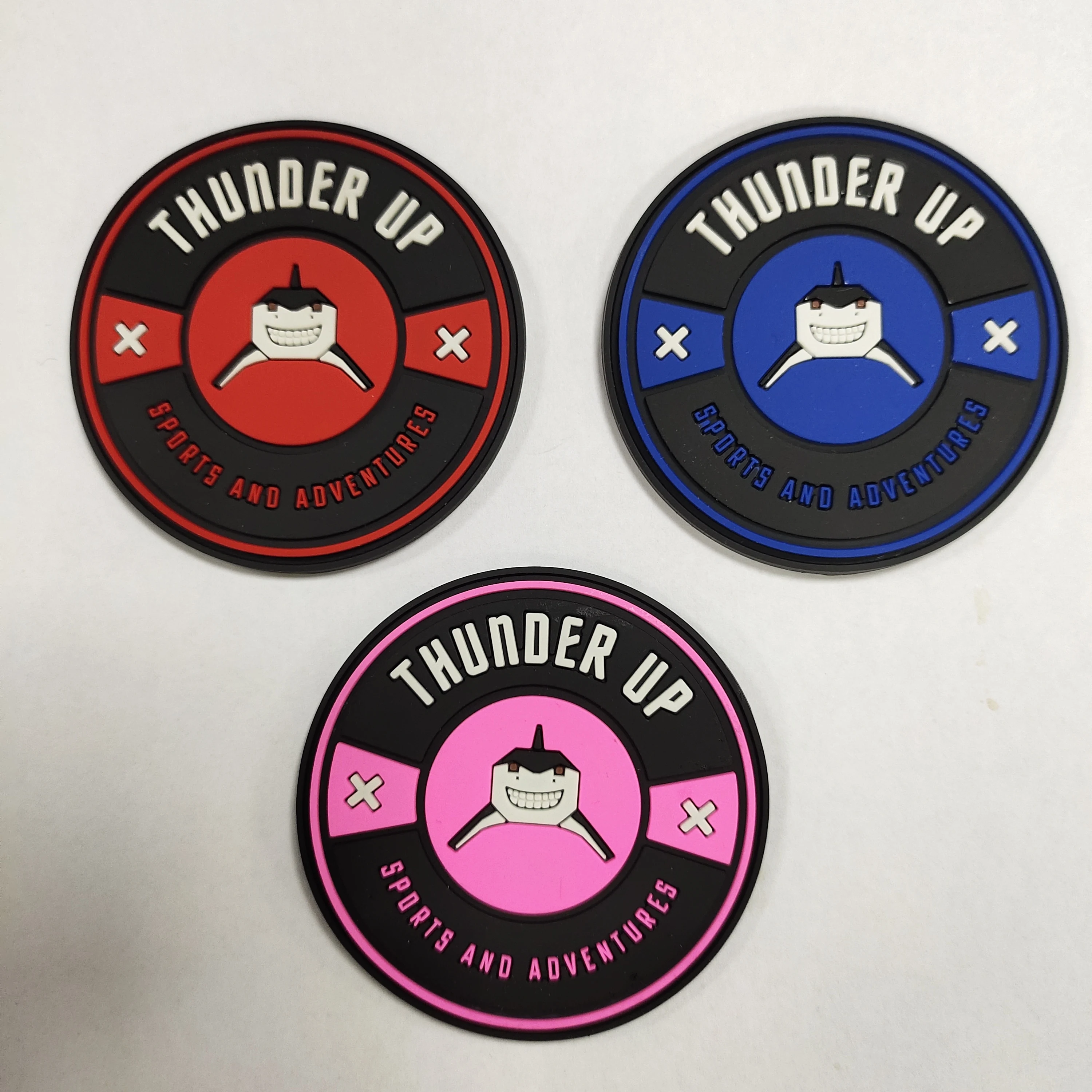 Custom Pvc Patches with 3M Sticker Custom 3D logo Atypia Rubber Patch