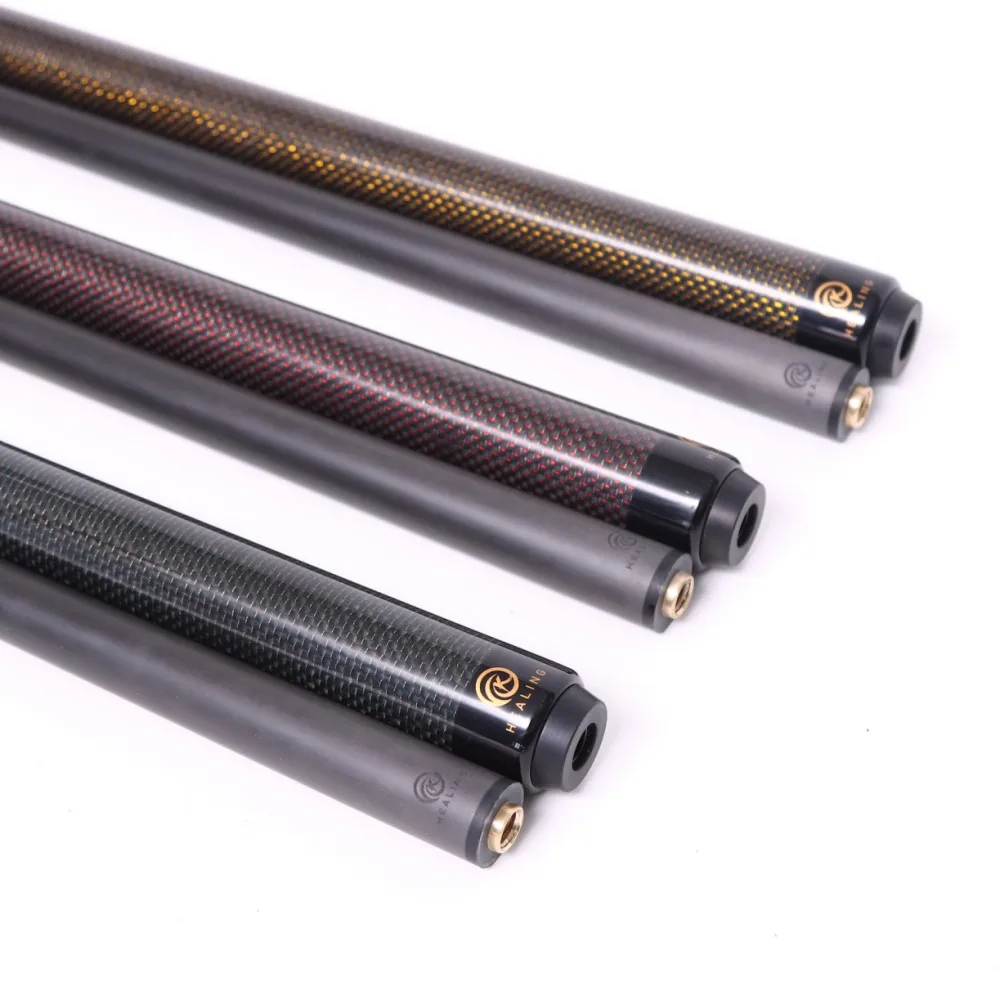 thumbnail interactive-video image 1 of Custom Carbon Fiber Pool Cue Shaft - 29 Inch, Uni-Loc Joint, 12.4mm With Kamui Black Clear Tip - Made In Canada 1 of 5