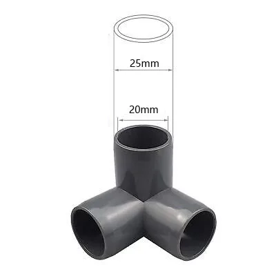 Furniture Grade Plastic Multiple Connector PVC Corner Elbow Tee Frame Structural Pipe Fittings American Pipe ASTM D1785 SCH40