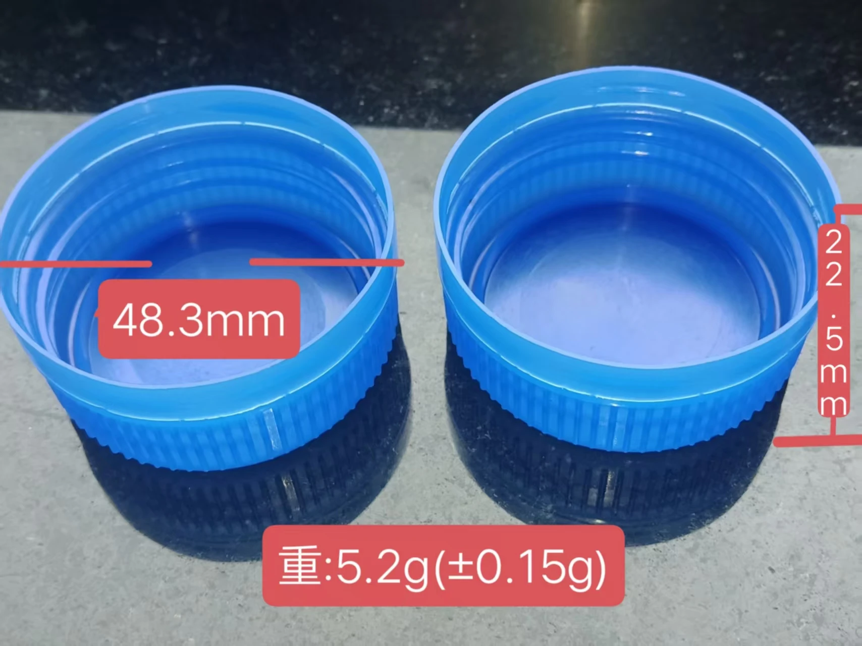 Factory Outlet First-rate Attractive and Reasonable Price Customized  45mm  Plastic Water Bottle Caps supplier