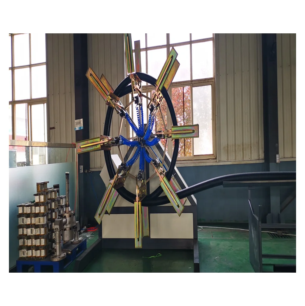 DWC Pipe Extrusion Machine HDPE Double Wall Corrugated Pipe for Drainage and Industrial Sewage