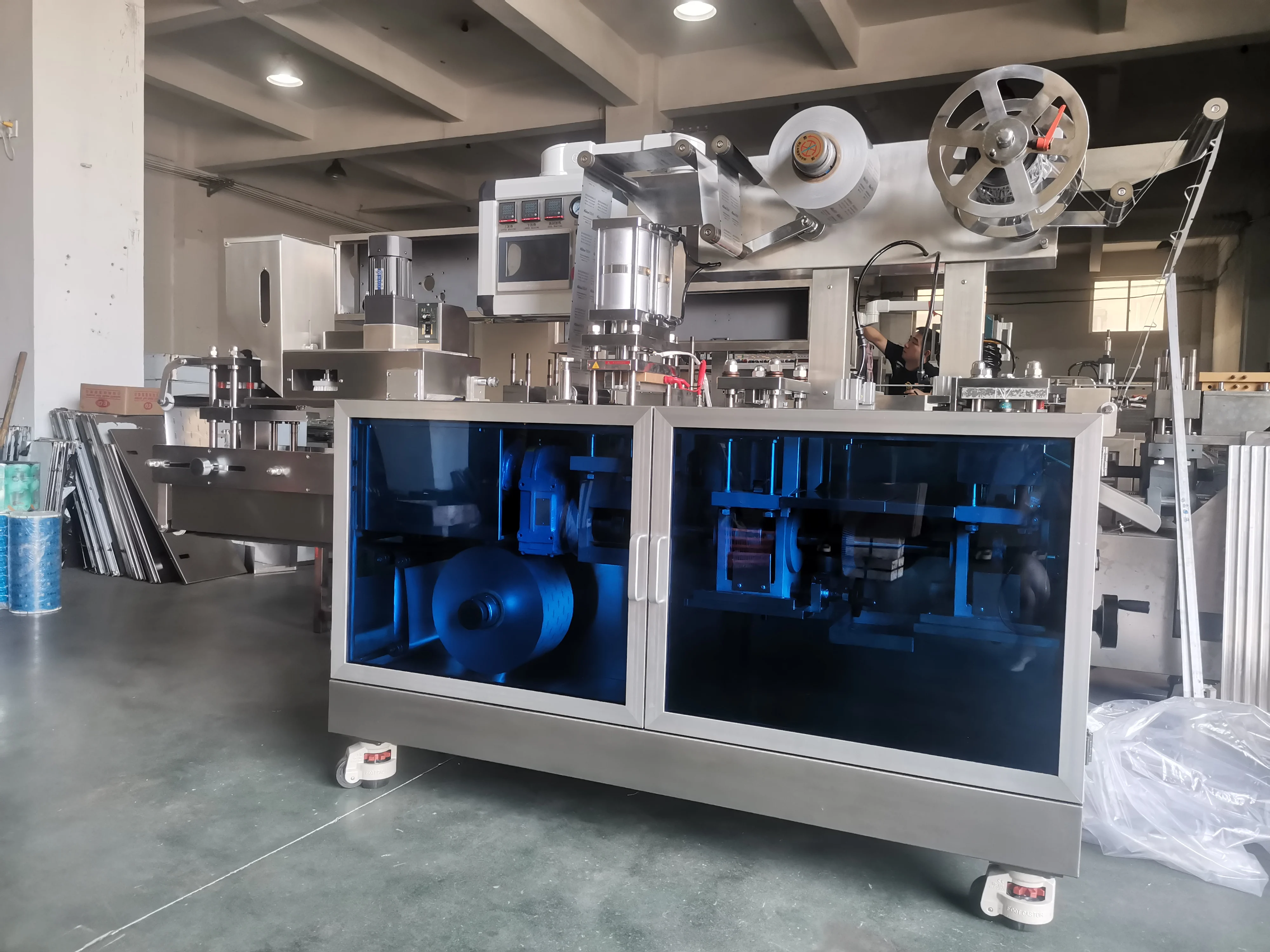 Cover Packingceiling Machine Automatic ALU-PVC Capsule Packing Sealing Machine - Daruitek