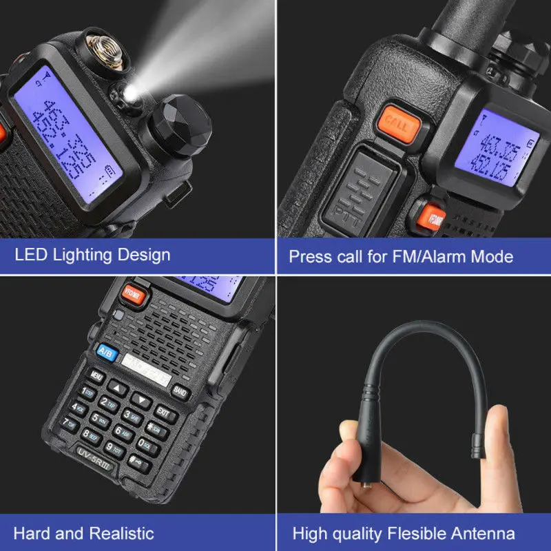 Baofeng Uv-5R Mobile Radio Intercom Communication Spy Devices Subway Equipment Other Hotel Home Security System Walkie Talkie