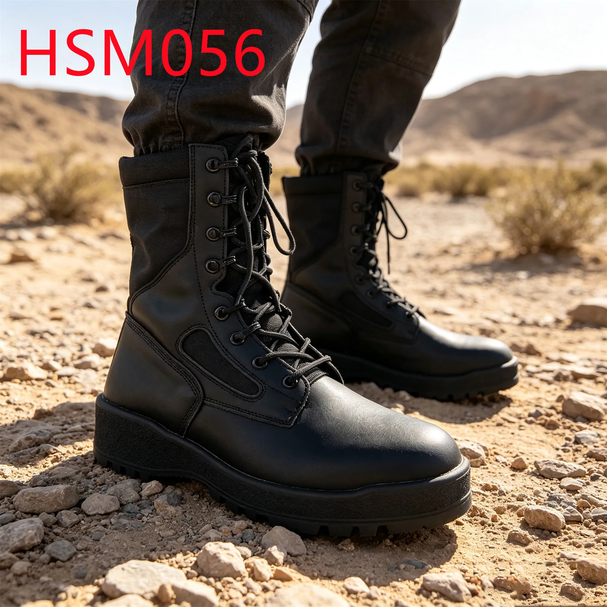 HY,Field Operation Water-repellent Nylon Fabric Hua Singh Combat Boots 5 Colors Available 8 Inch Retail Tactical Boots HSM056