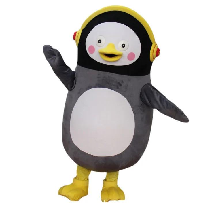 Cartoon Mascot Factory Custom Walking Effect Penguin Mascot Costume Animal Doll Customized Mascot Design