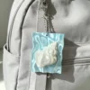 Colgante de caracola - Blanco seda