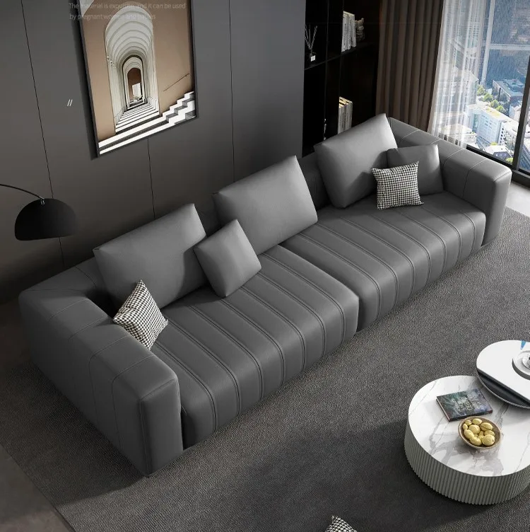 Foshan Modern Leather Sofa Set Reclining Chesterfield Sofa Bed Oem