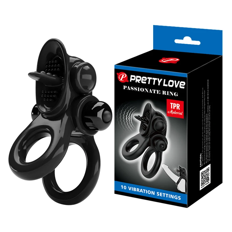 Penis Vibrating Ring Delay Ejaculation Bullet Vibrator Clitoris Massager Adult Sex Toys for Men Male Cock Silicone Rings