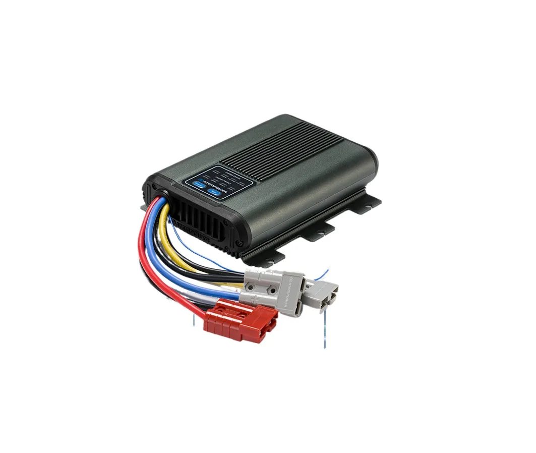 ZF ATEM POWER 12V 25A 40A 60A Dual Battery System Smart DC to DC Battery Charger With Solar MPPT for Car