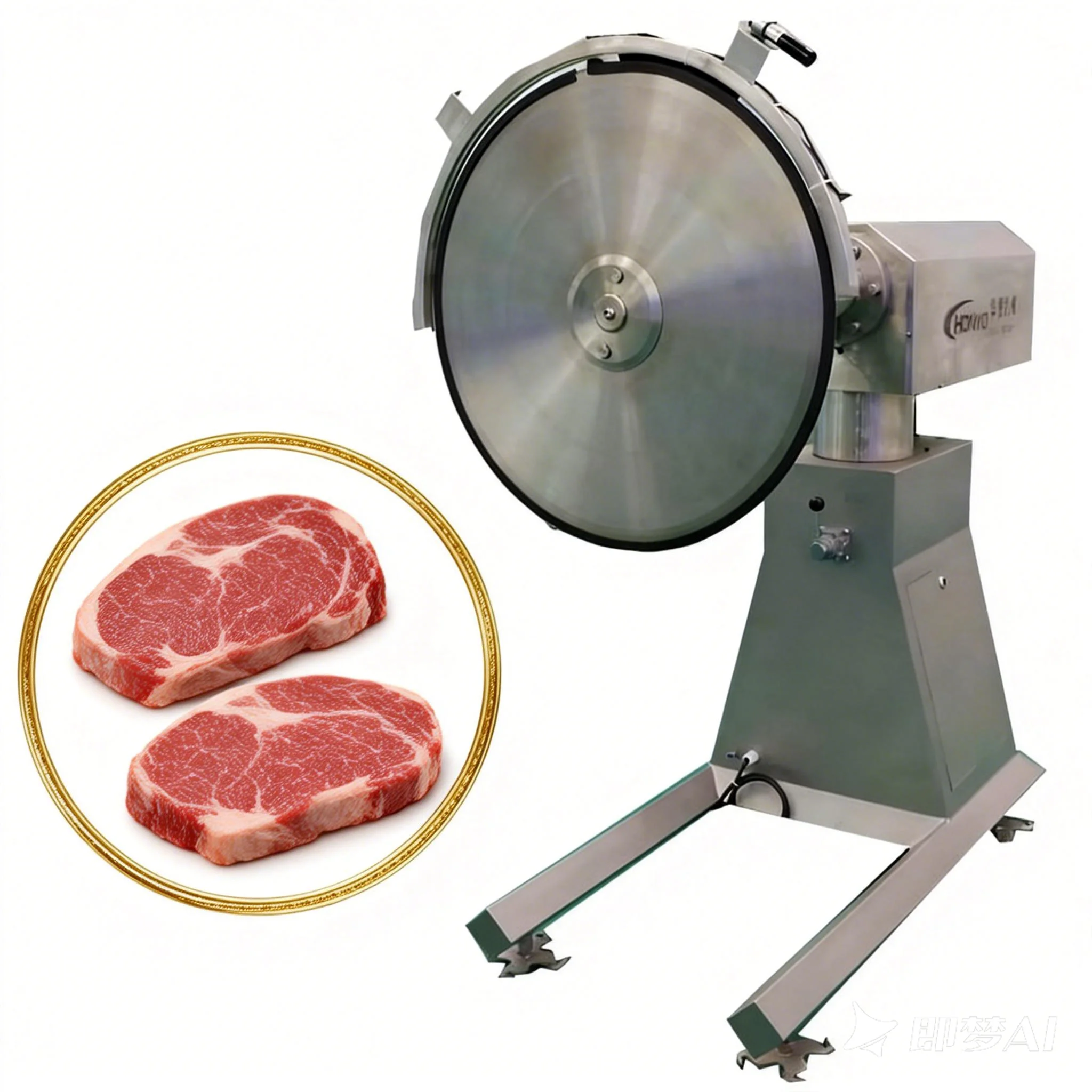 Beef, sheep and pork slaughterhouse stainless steel low speed circular saw high quality carcass cutting equipment