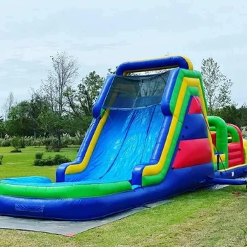 2024 Hot sale Inflatable trampoline material jumping castle Cartoon inflatable amusement slide for Children
